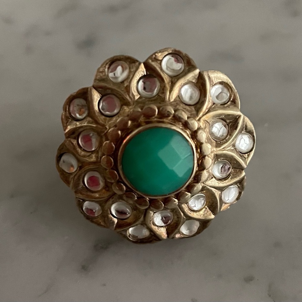 Stella and Dot adjustable cocktail ring.